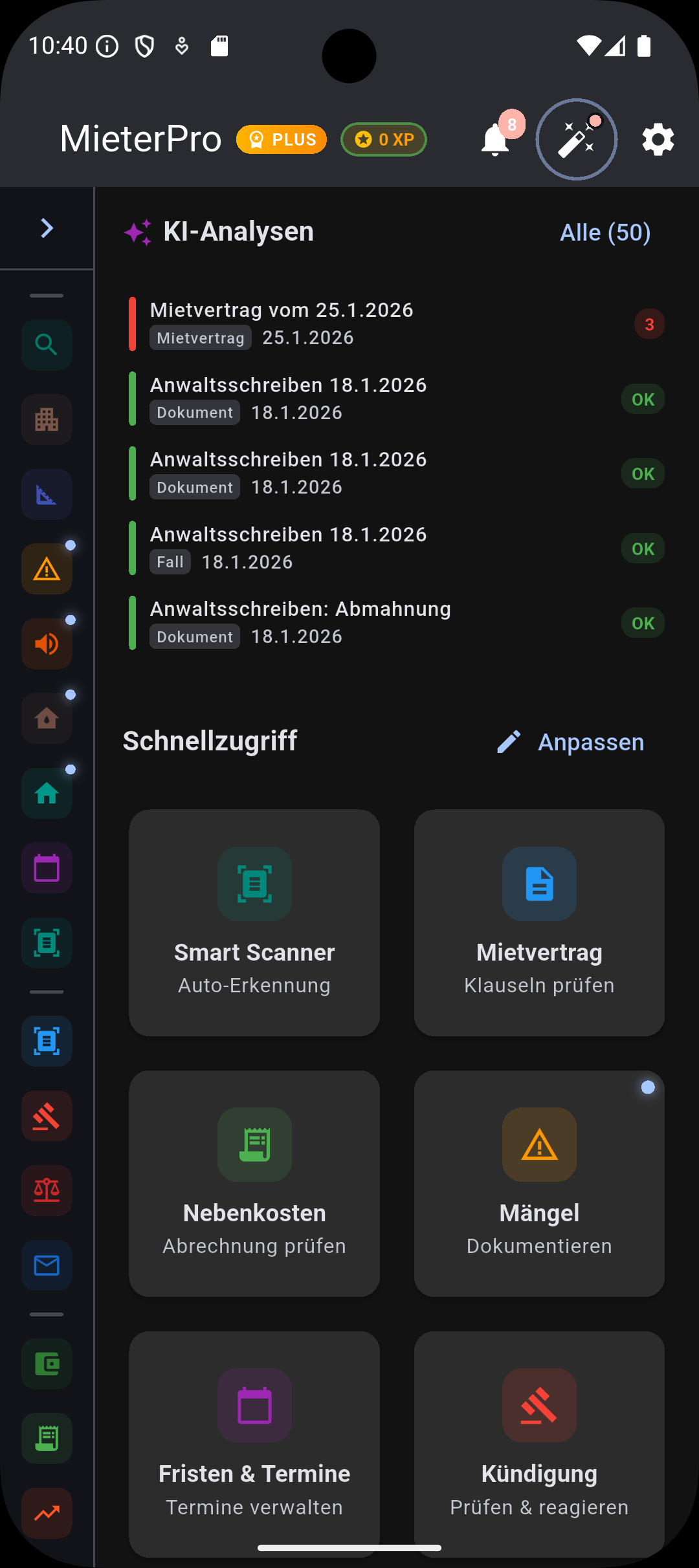 MieterPro KI-Analysen