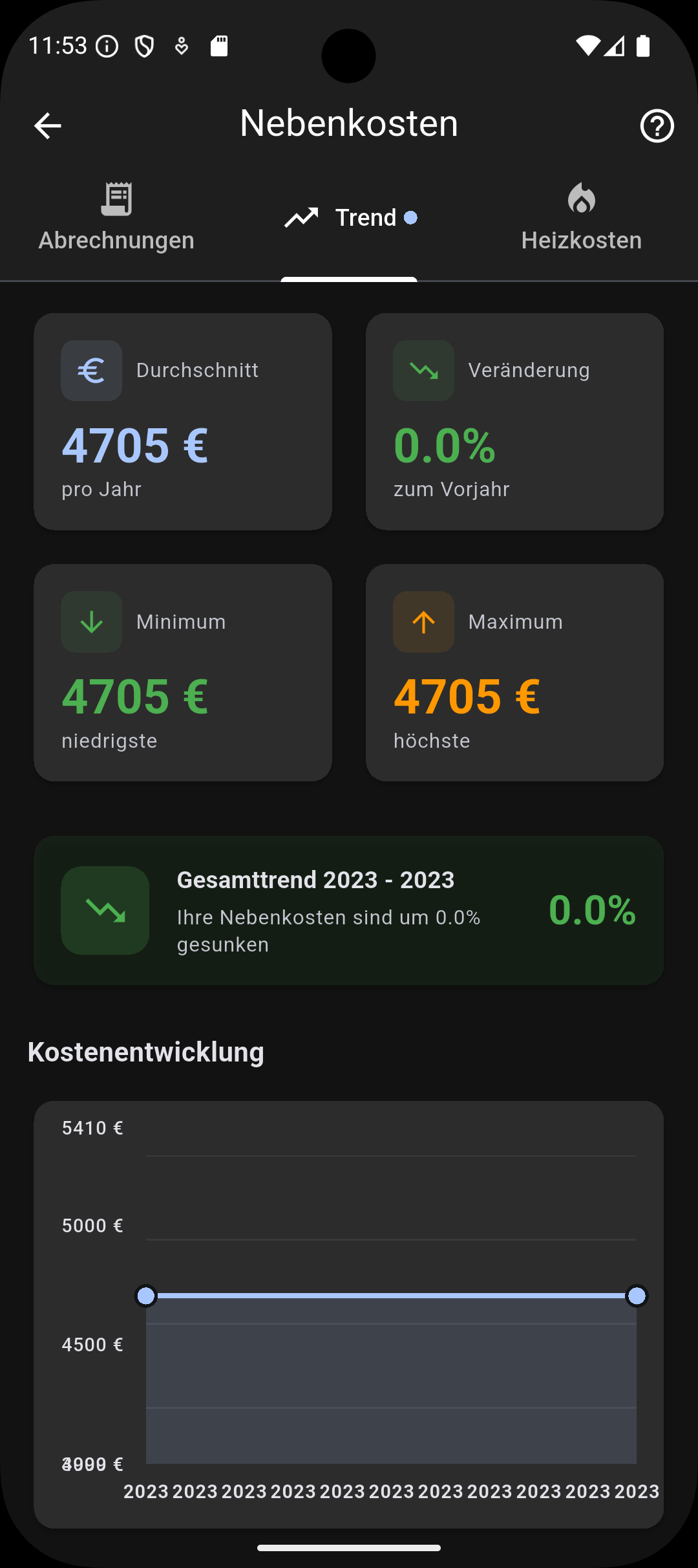 Nebenkosten-Prüfer Screenshot 4